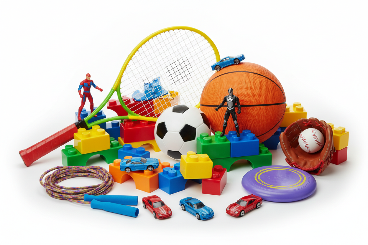 TOYS AND SPORTS RELATED ITEMS